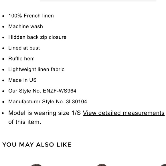 Enza Costa 100% Linen Strapless Tunic Top Black NWOT Size Small - Picture 7 of 7